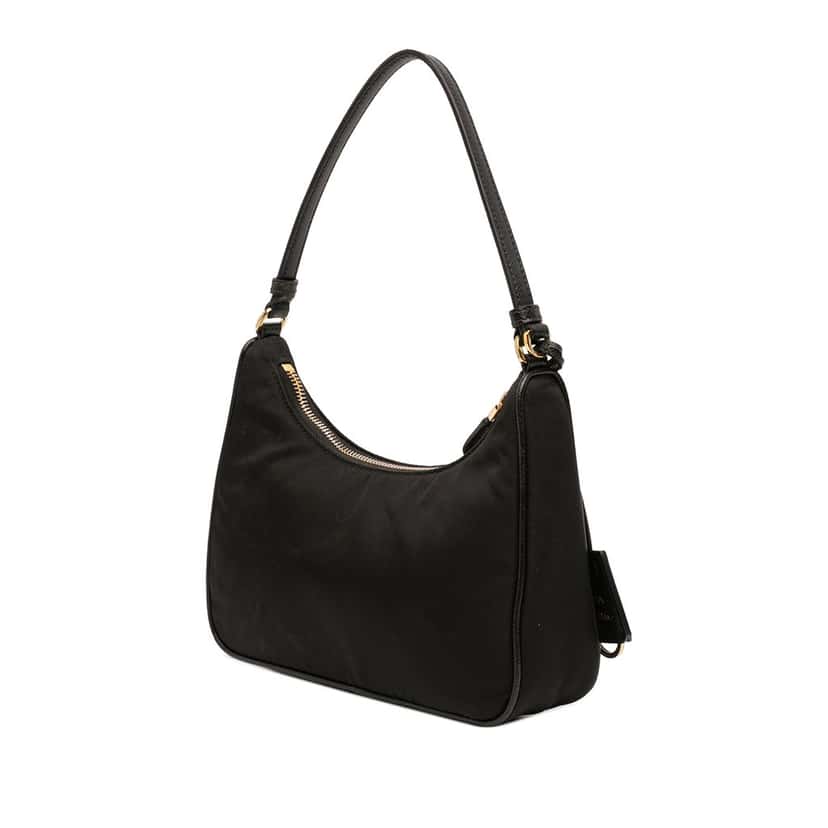 Prada Re Nylon Re Edition 2005 Shoulder Bag Black Very good condition - Back View