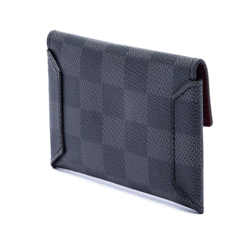 Louis Vuitton Damier Graphite Compact Modulable Wallet Black Very good condition - Back View