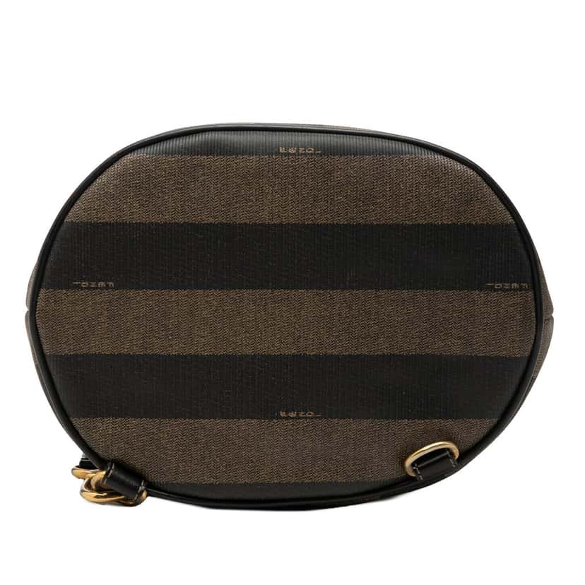 Fendi Pequin Coated Canvas Sling Bag Brown Very good condition - Inside View
