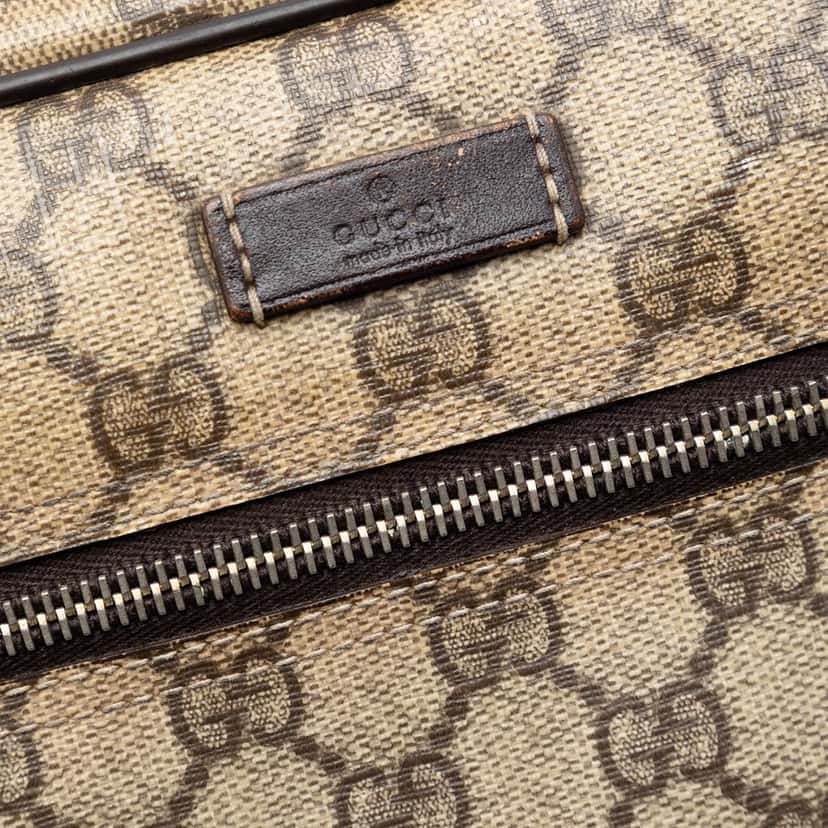 Gucci GG Supreme Crossbody Beige Very good condition - Box View