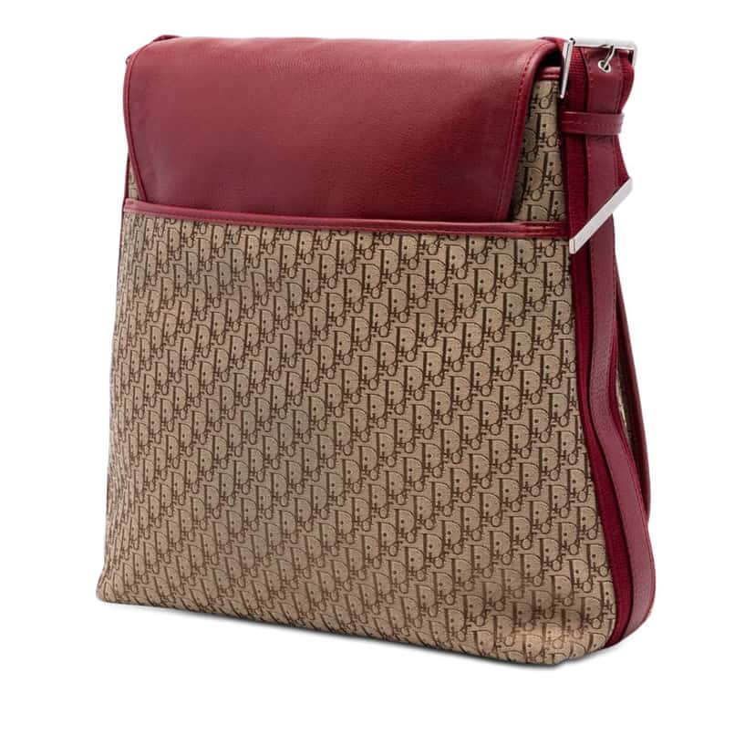 Dior Diorissimo Trotter Canvas Street Chic Crossbody Beige Very good condition - Back View