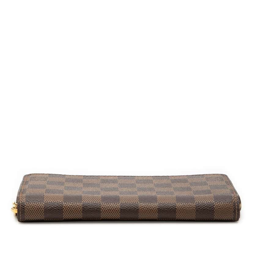 Louis Vuitton Damier Ebene Zippy Long Wallet Brown Very good condition - Inside View