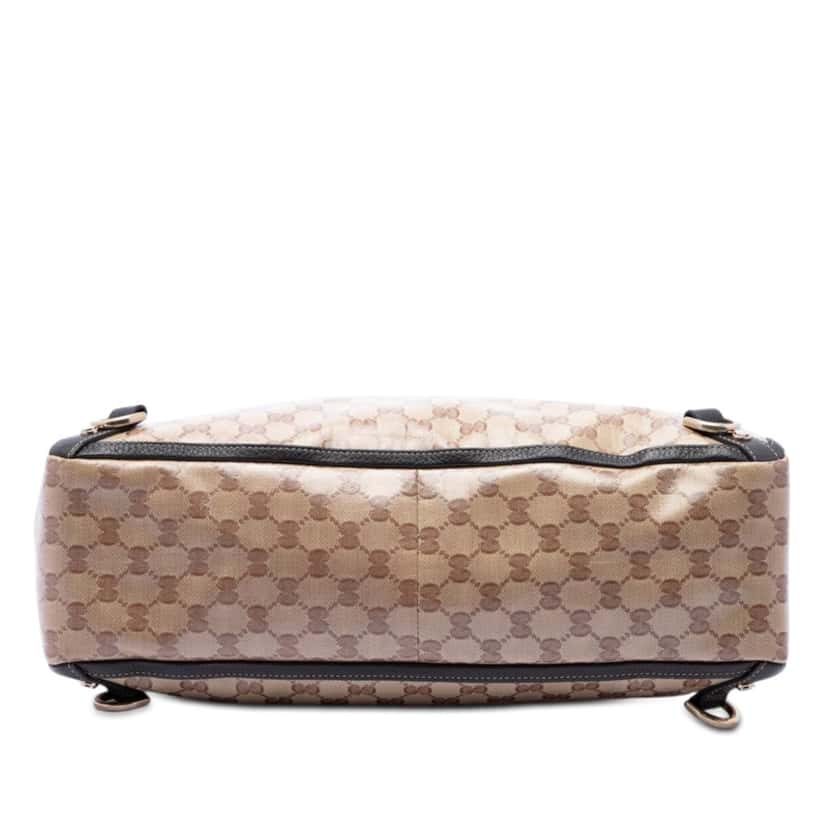 Gucci GG Crystal Abbey D Ring Tote Beige Very good condition - Inside View