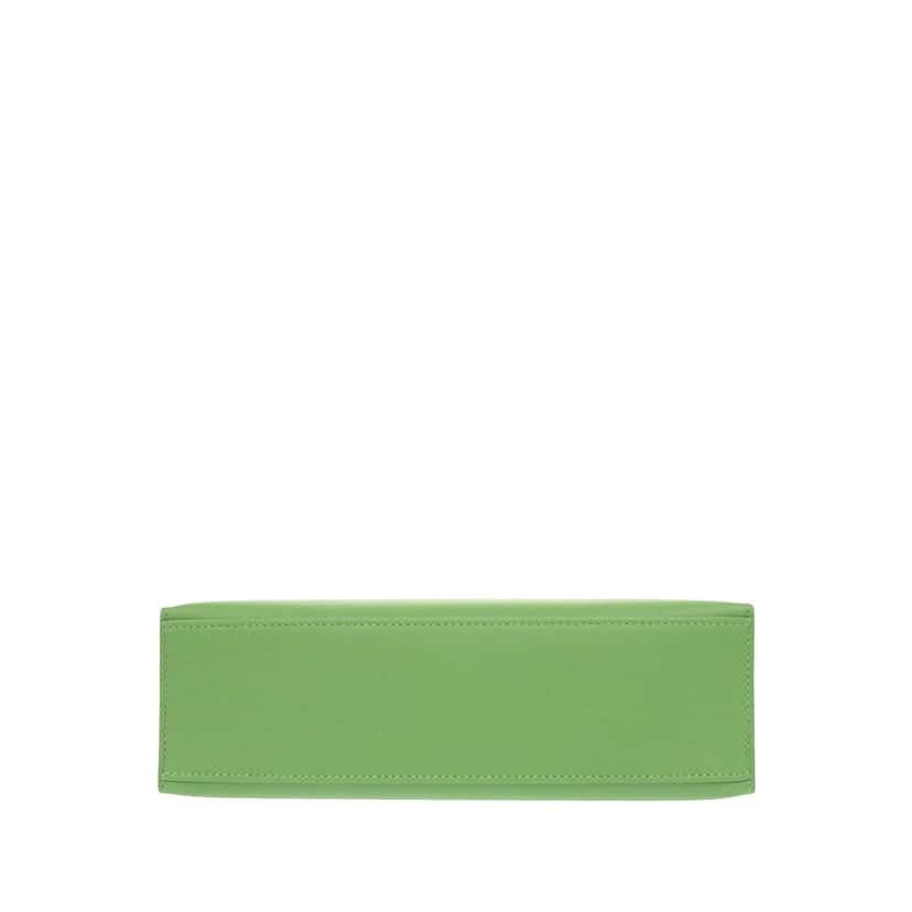 Hermès Swift Kelly Pochette 22 Green Leather Very good condition - Inside View