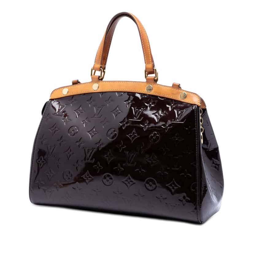 Louis Vuitton Monogram Vernis Brea MM Purple Leather Very good condition - Back View