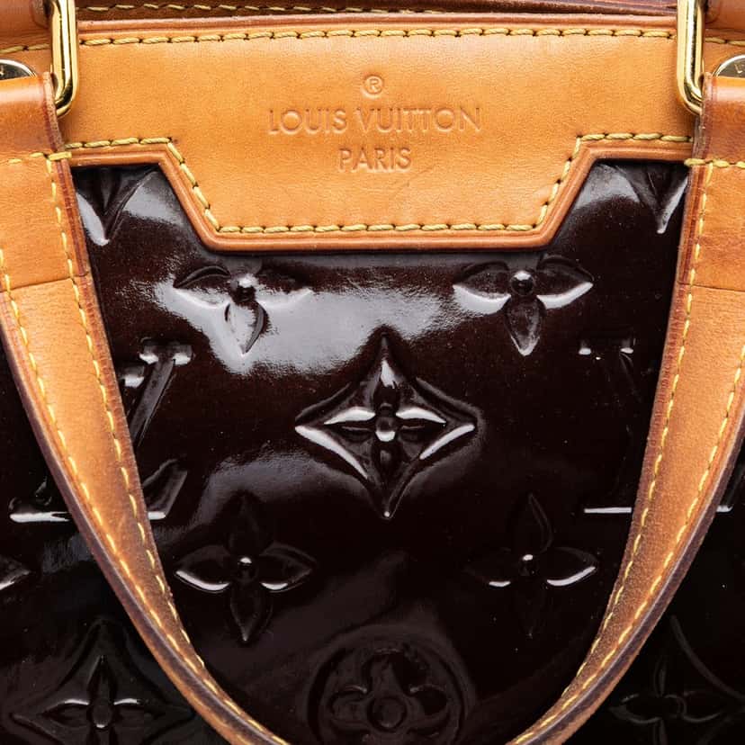 Louis Vuitton Monogram Vernis Brea MM Purple Leather Very good condition - Box View