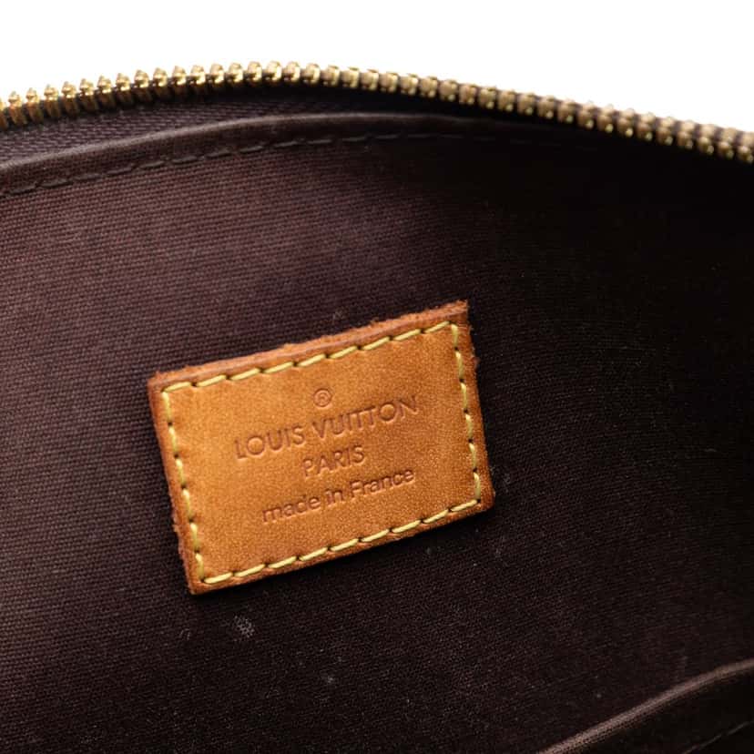 Louis Vuitton Monogram Vernis Alma GM Purple Leather Very good condition - Box View