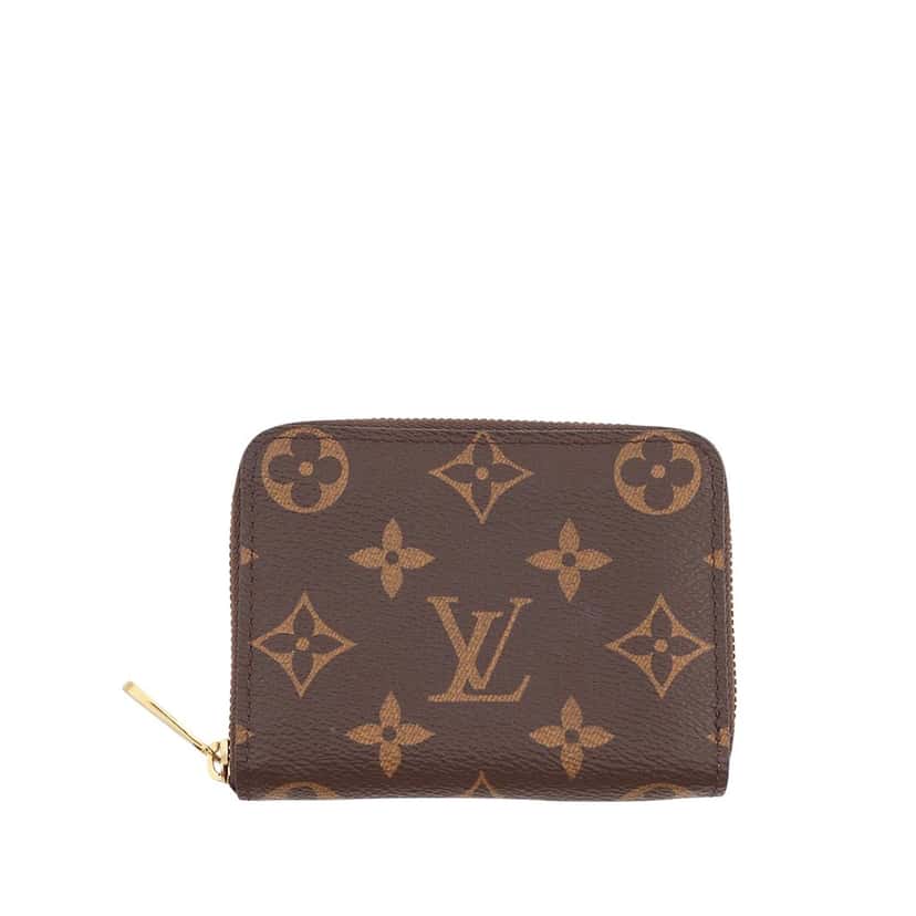 Louis Vuitton Monogram Zippy Coin Pouch Brown Very good condition - Front View