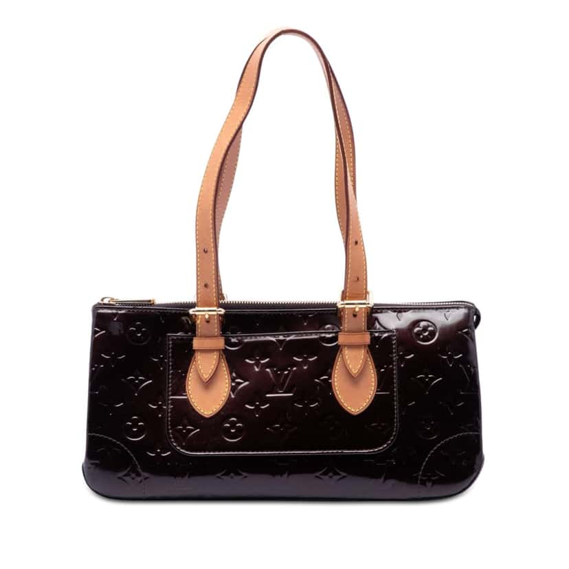 Louis Vuitton Monogram Vernis Rosewood Avenue Purple Leather Very good condition - Front View