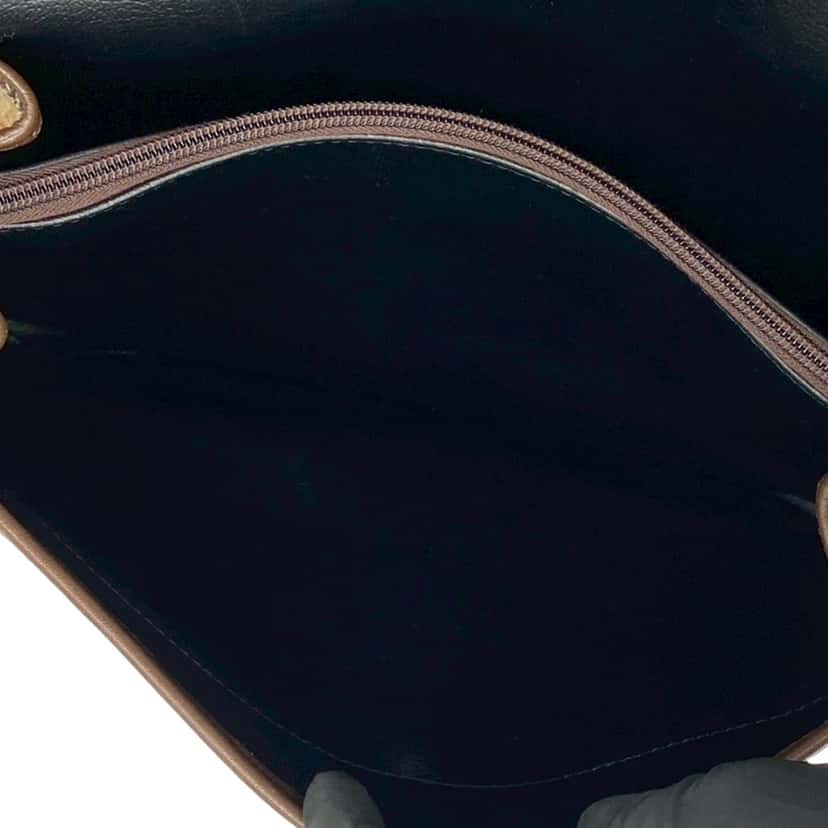 Burberry Haymarket Check Canvas Shoulder Bag Beige Very good condition - Box View