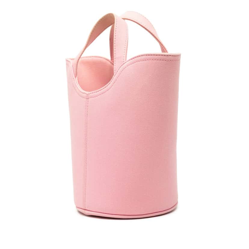 Balenciaga XS Canvas Wave Bucket Bag Pink Very good condition - Back View
