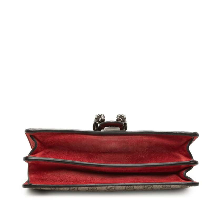 Gucci Medium GG Supreme Dionysus Shoulder Bag Beige Very good condition - Inside View