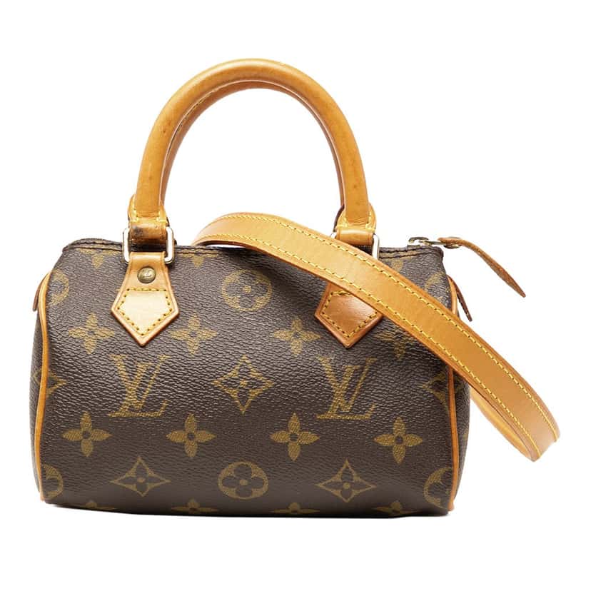Louis Vuitton Monogram Nano Speedy Bandouliere Brown Very good condition - Front View