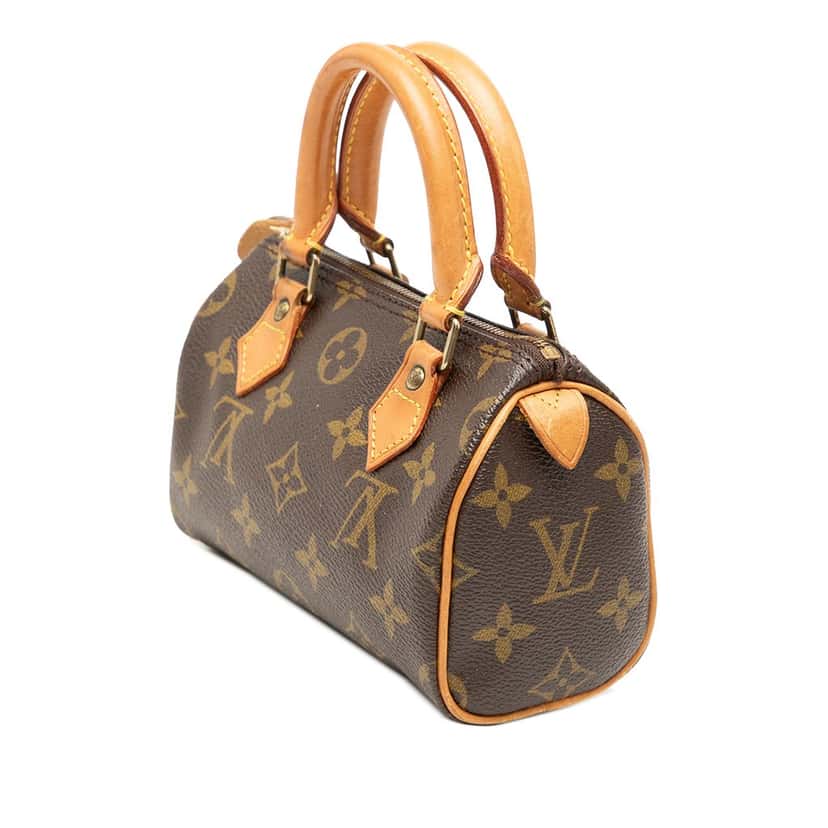 Louis Vuitton Monogram Nano Speedy Bandouliere Brown Very good condition - Back View