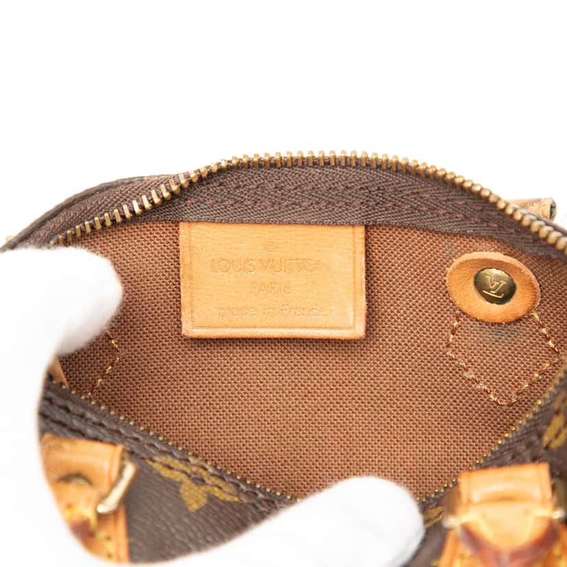 Louis Vuitton Monogram Nano Speedy Bandouliere Brown Very good condition - Box View