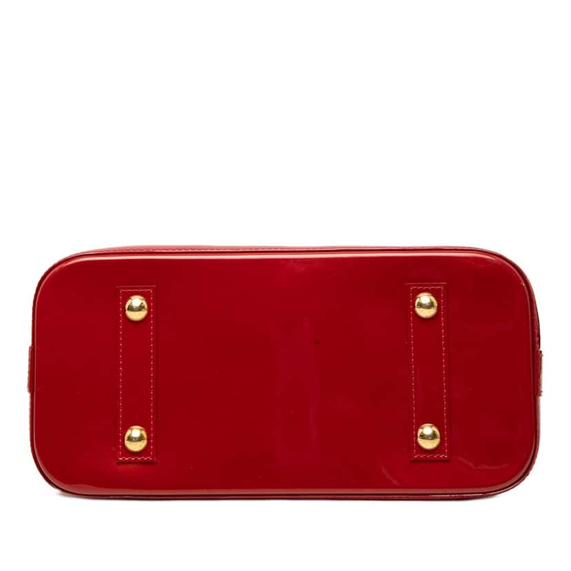 Louis Vuitton Monogram Vernis Alma PM Red Leather Very good condition - Inside View