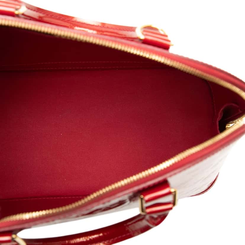 Louis Vuitton Monogram Vernis Alma PM Red Leather Very good condition - Model View