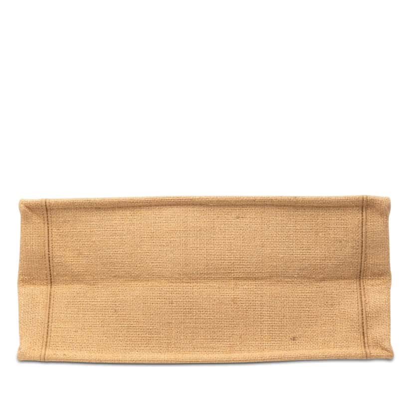 Dior Medium Jute Embroidered Book Tote Beige Very good condition - Inside View