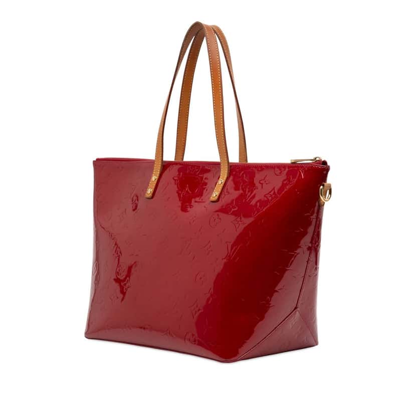 Louis Vuitton Monogram Vernis Bellevue GM Red Leather Very good condition - Back View