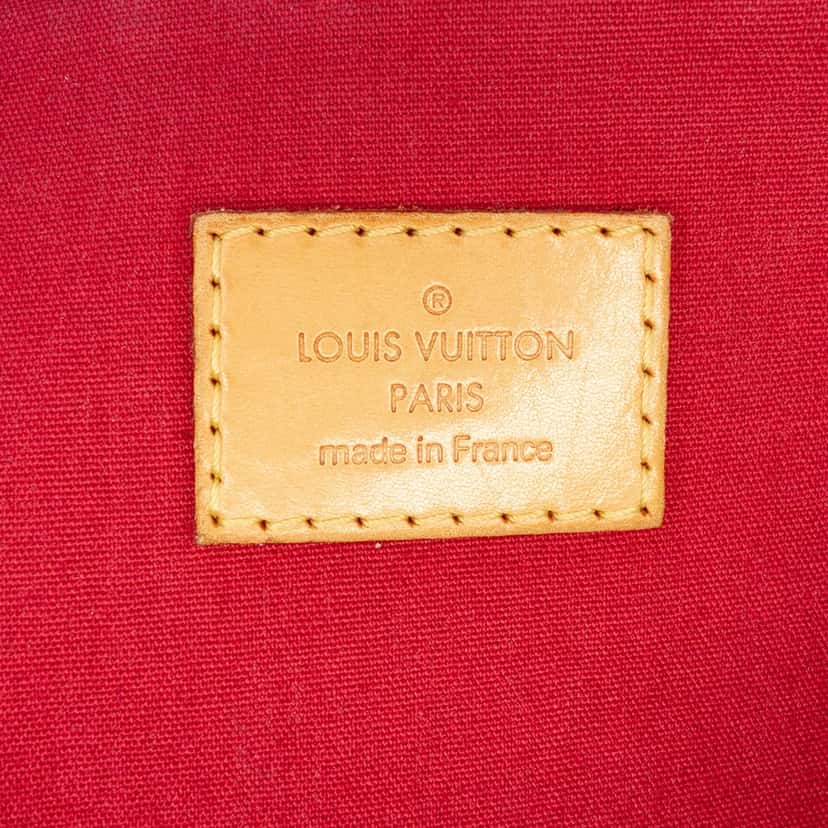 Louis Vuitton Monogram Vernis Bellevue GM Red Leather Very good condition - Box View