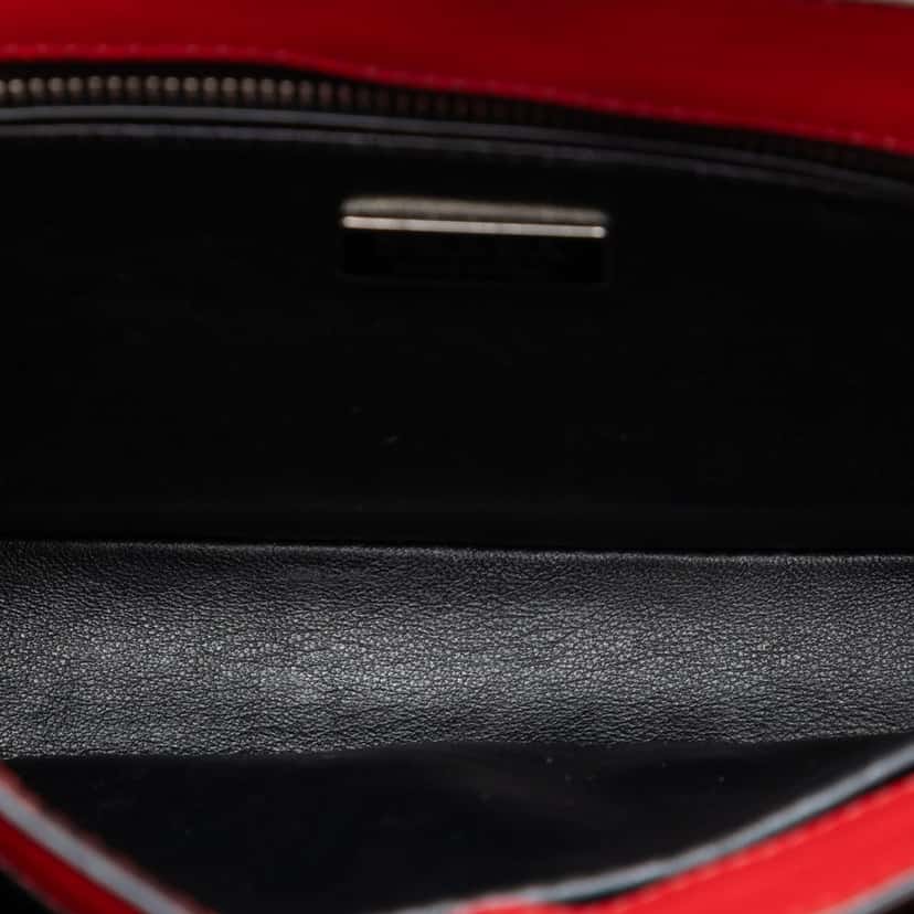 Prada Glace Calf Arcade Crossbody Red Leather Very good condition - Model View