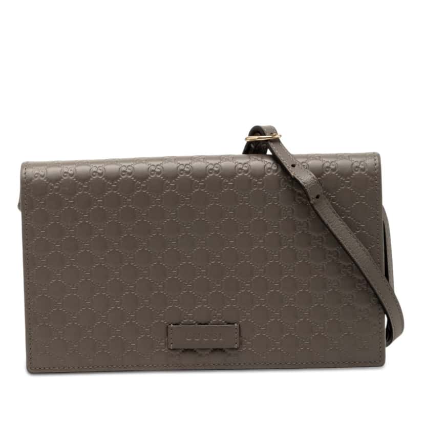 Gucci Microguccissima Wallet on Strap Other Leather Very good condition - Front View
