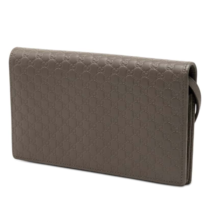 Gucci Microguccissima Wallet on Strap Other Leather Very good condition - Back View