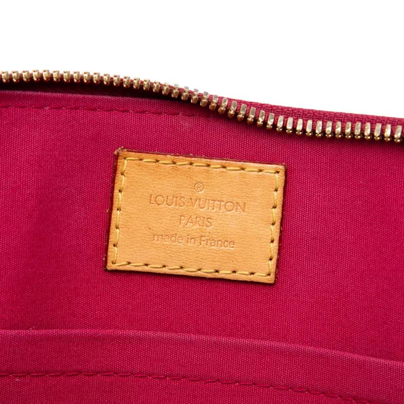 Louis Vuitton Monogram Vernis Alma BB Red Leather Very good condition - Box View