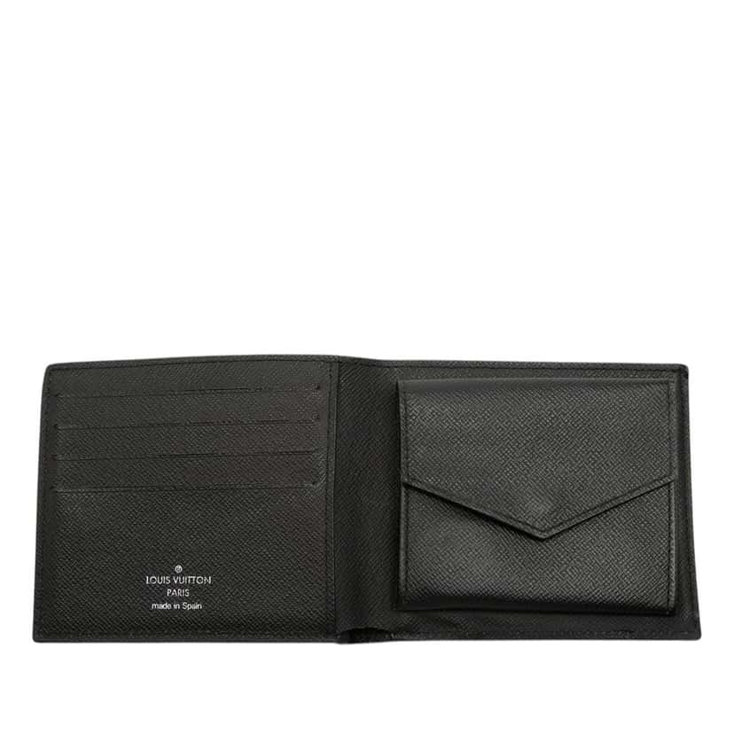 Louis Vuitton Epi Multiple Wallet Black Leather Very good condition - Model View