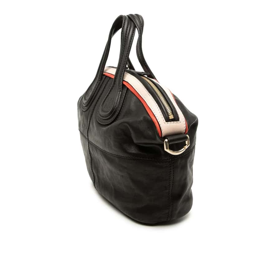 Givenchy Small Leather Nightingale Satchel Black Leather Very good condition - Back View