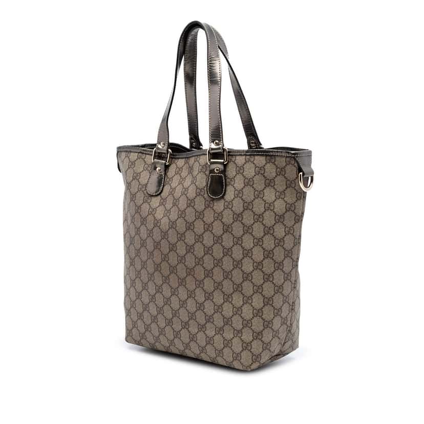 Gucci GG Supreme Joy Tote Beige Very good condition - Back View