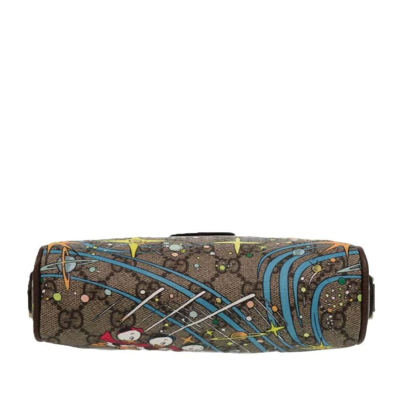Gucci Disney GG Supreme Interlocking G Donald Duck Crossbody Beige Very good condition - Inside View