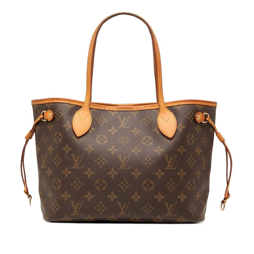 Louis Vuitton Monogram Neverfull PM Brown Very good condition - Front View