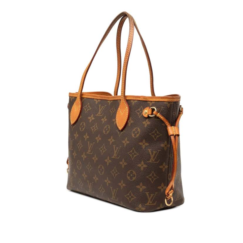 Louis Vuitton Monogram Neverfull PM Brown Very good condition - Back View