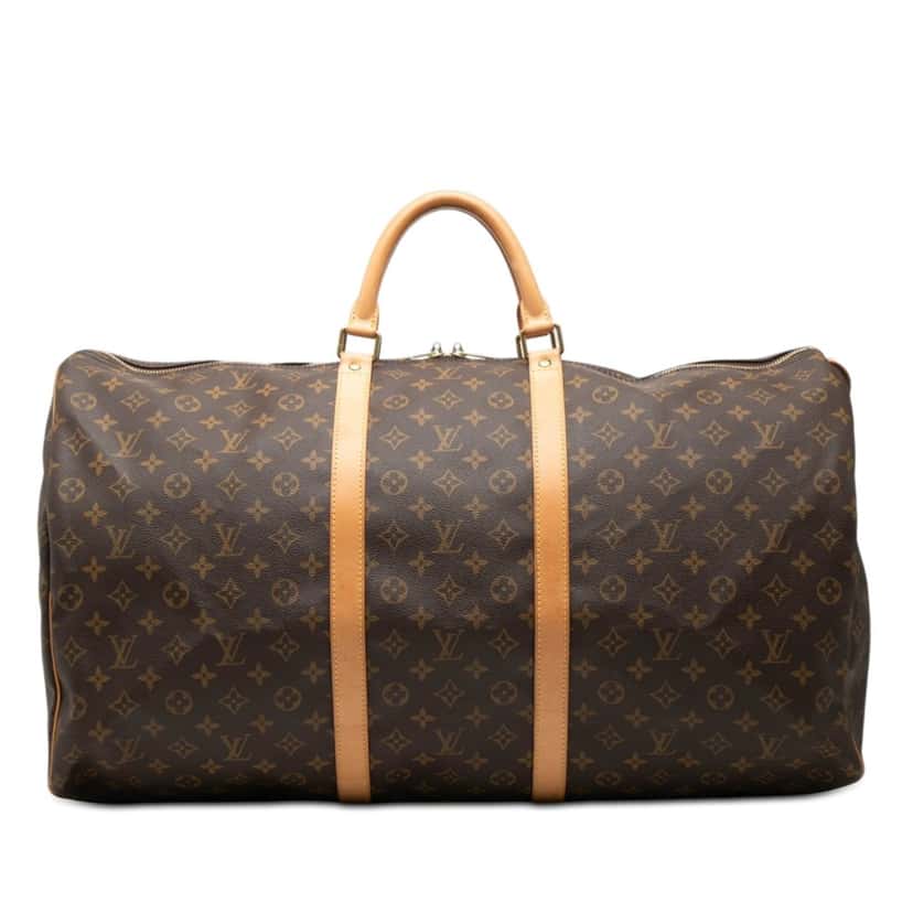 Louis Vuitton Monogram Keepall 60 Brown Very good condition - Front View