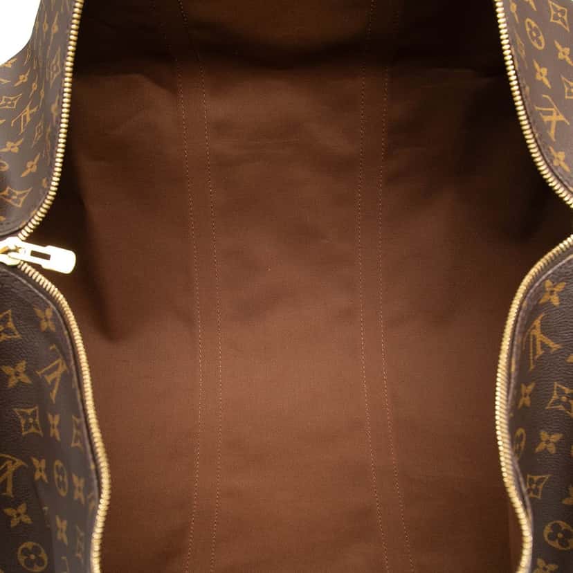 Louis Vuitton Monogram Keepall 60 Brown Very good condition - Model View