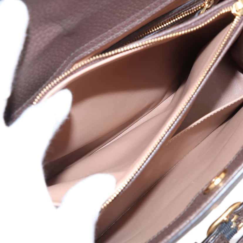 Gucci Medium Jumbo GG Canvas Bamboo Diana Tote Brown Very good condition - Model View