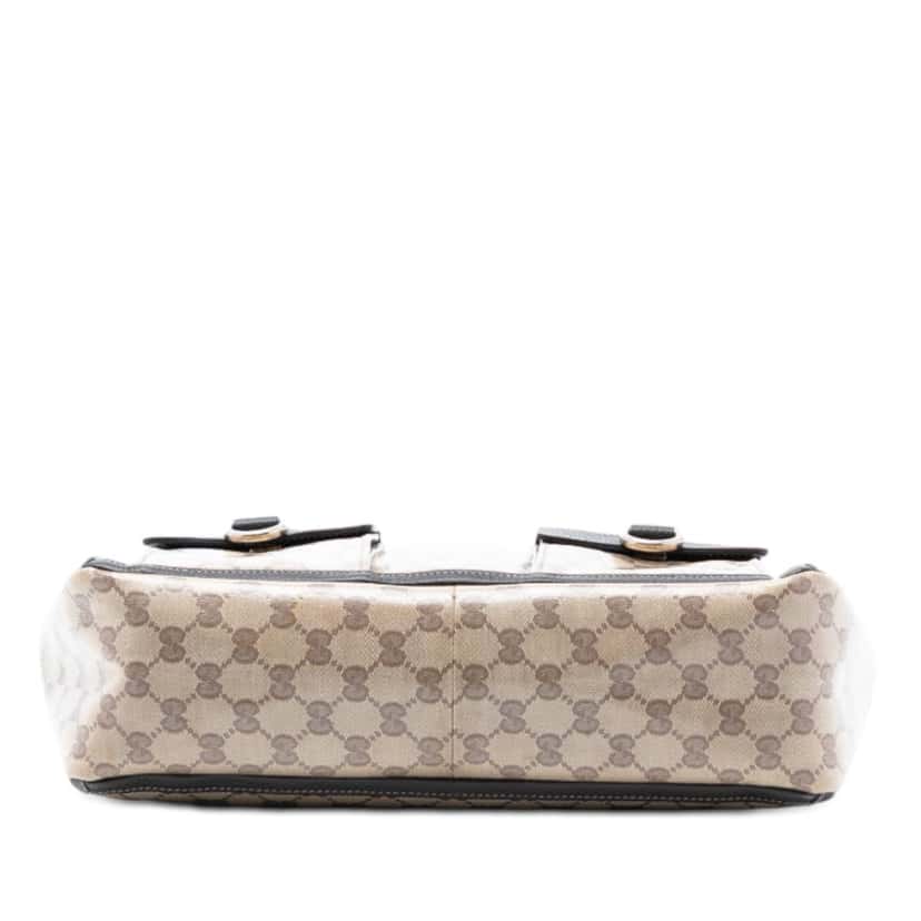 Gucci GG Crystal Abbey D Ring Tote Beige Very good condition - Inside View