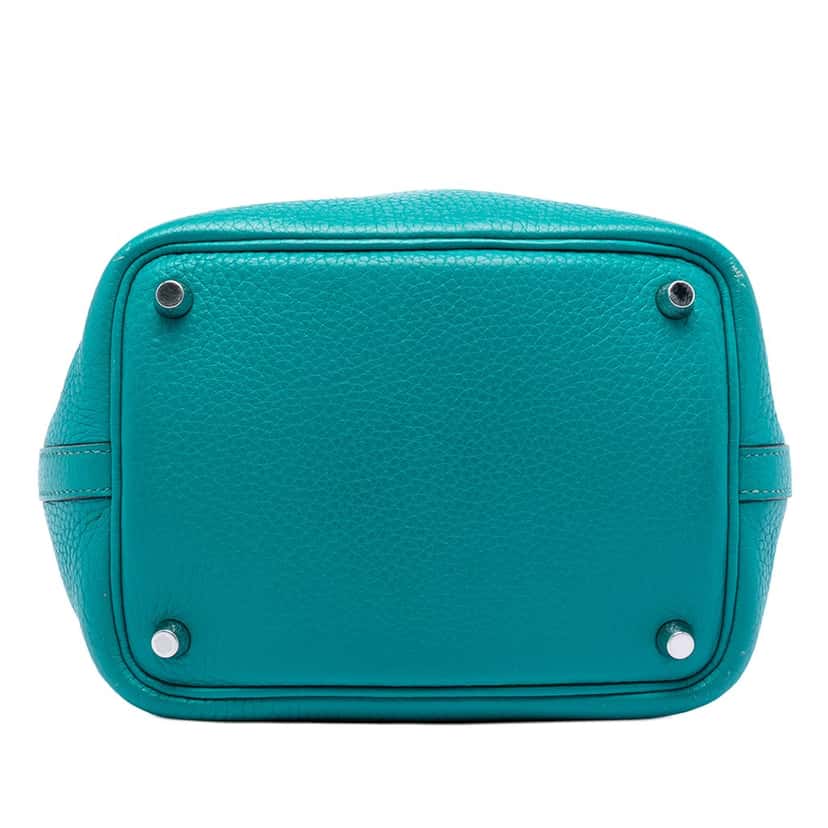 Hermès Clemence Picotin Lock 18 Blue Leather Very good condition - Inside View