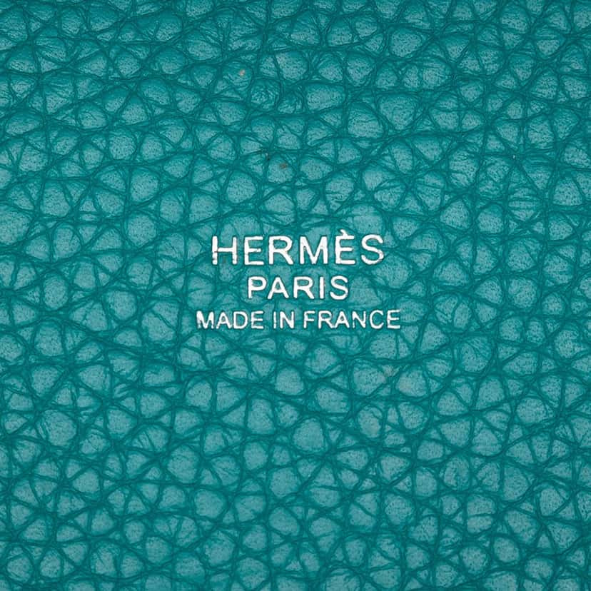 Hermès Clemence Picotin Lock 18 Blue Leather Very good condition - Model View