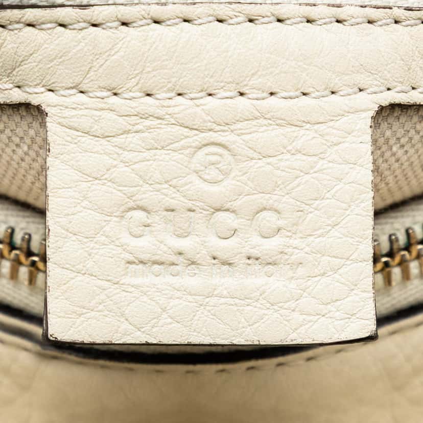 Gucci Large Calfskin Bamboo Shopper Satchel Brown Leather Very good condition - Box View