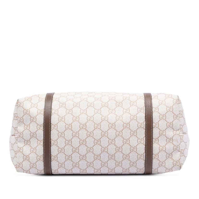 Gucci GG Supreme Nice Tote White Very good condition - Inside View