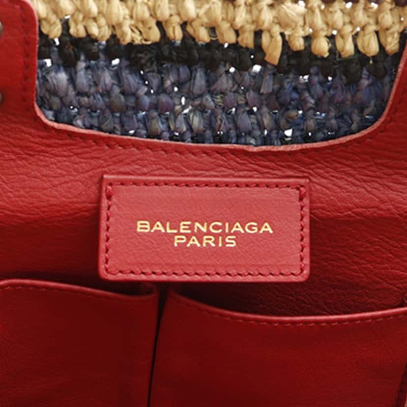 Balenciaga Raffia Motocross Panier Basket Tote Other Very good condition - Box View