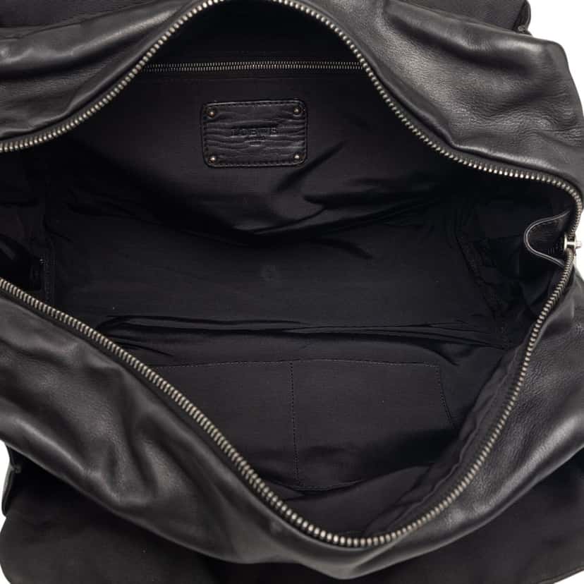 Loewe Bicolor Leather Laura 33 Handbag Black Leather Very good condition - Model View