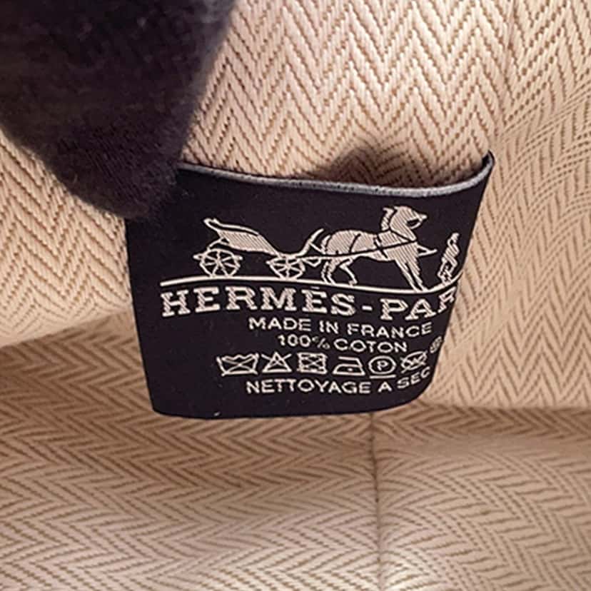 Hermès Small Toile Bride A Brac Case Pink Very good condition - Box View