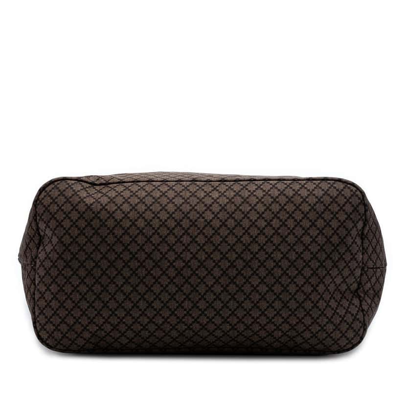 Gucci Diamante Nylon Web Tote Brown Very good condition - Inside View
