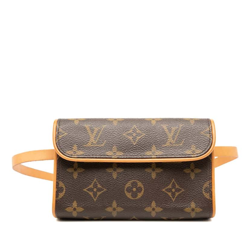 Louis Vuitton Monogram Pochette Florentine Brown Very good condition - Front View