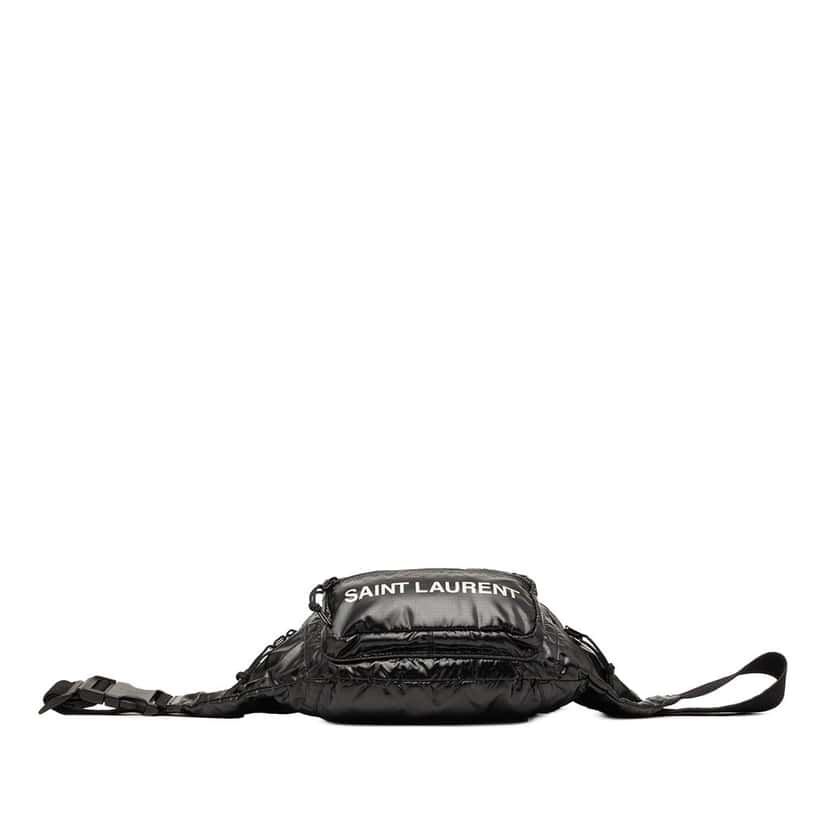 Saint Laurent Nylon Nuxx Belt Bag Black Very good condition - Inside View