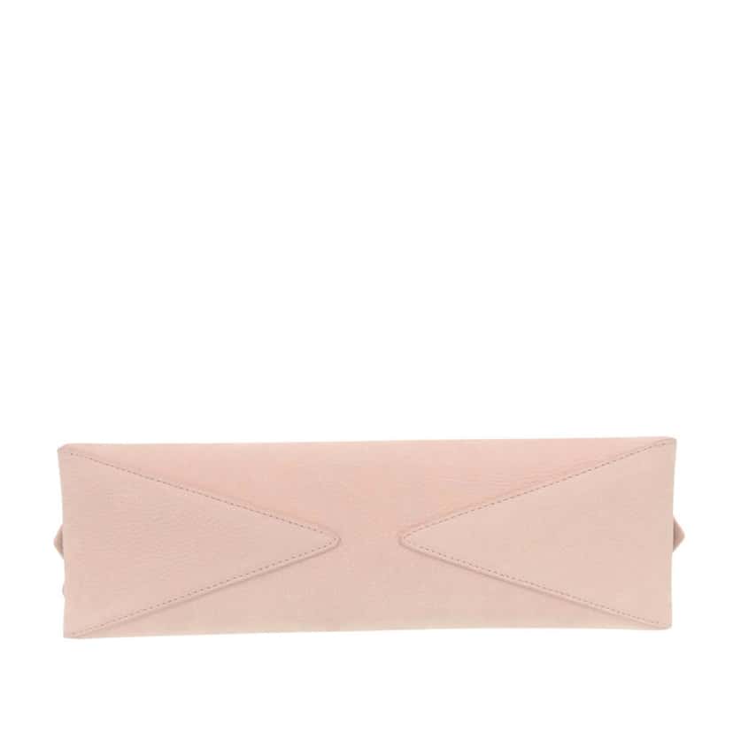 Alaïa Medium Nubuck Le Teckel Shoulder Bag Pink Leather Very good condition - Inside View