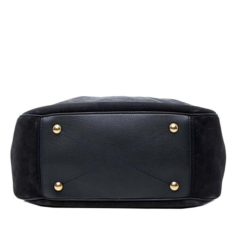 Louis Vuitton Monogram Empreinte Audacieuse MM Blue Leather Very good condition - Inside View